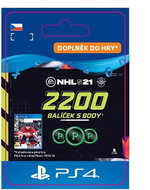 NHL 21: Ultimate Team 2200 Points - PS4 CZ Digital - Gaming Accessory