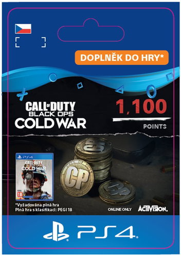 Call of Duty: Black Ops Cold War Points - 1,100 Points - PS4 CZ Digital - Gaming Accessory - Main image