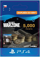 Call of Duty: Warzone - 5,000 Warzone Points - PS4 CZ Digital - Gaming Accessory