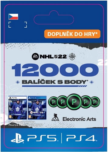 NHL 22: Ultimate Team 12000 Points - PS4/PS5 CZ Digital - Gaming Accessory - Main image