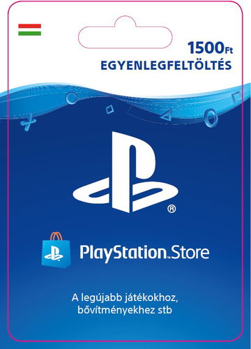 PlayStation Store - 1500 Ft - PS4 HU Digital - Feltöltőkártya - Fő fotó