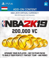 200,000 VC NBA 2K19 - PS4 HU Digital - Herní doplněk