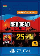 Red Dead Redemption 2: 25 Gold Bars - PS4 HU Digital - Herní doplněk