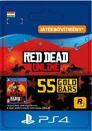 Red Dead Redemption 2: 55 Gold Bars - PS4 HU Digital - Herní doplněk