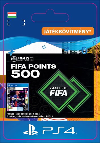 FIFA 21 ULTIMATE TEAM 500 POINTS - PS4 HU Digital - Videójáték kiegészítő - Fő fotó