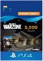 Call of Duty: Warzone - 5,000 Warzone Points - PS4 HU Digital - Videójáték kiegészítő
