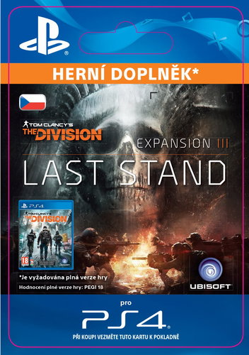 Tom Clancy's The Division Last Stand - Season Pass - PS4 SK Digital - Herní doplněk - Main image