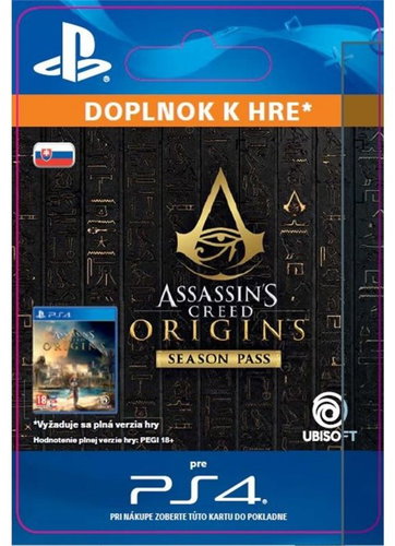 Assassins Creed Origins - Season Pass - PS4 SK Digital - Herní doplněk - Main image