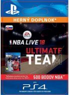NBA Live 18 Ultimate Team, 500 NBA points – PS4 SK Digital - Herný doplnok