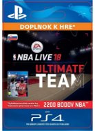 NBA Live 18 Ultimate Team - 2200 NBA points - PS4 SK Digital - Herní doplněk