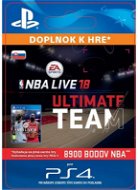 NBA Live 18 Ultimate Team, 8900 NBA points – PS4 SK Digital - Herný doplnok