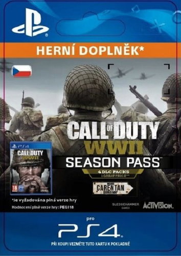 Call of Duty: WWII - Season Pass - PS4 SK Digital - Herní doplněk - Main image
