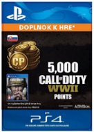 5,000 Call of Duty: WWII Points - PS4 SK Digital - Herní doplněk