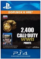 2,400 Call of Duty: WWII Points – PS4 SK Digital - Herný doplnok