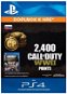 2,400 Call of Duty: WWII Points – PS4 SK Digital - Herný doplnok
