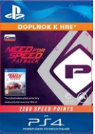 NFS Payback 2200 Speed Points  - PS4 SK Digital - Herní doplněk