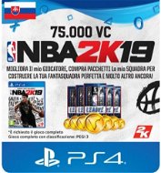 75,000 VC NBA 2K19 - PS4 SK Digital - Herný doplnok