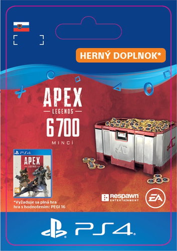 Apex Legend - 6000+700 Bonus Apex Coins - PS4 SK Digital - Herní doplněk - Main image
