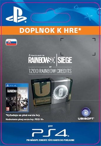 Tom Clancy's Rainbow Six Siege Currency pack 2670 Rainbow credits - PS4 SK Digital - Herní doplněk - Main image