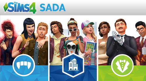 The Sims 4: Bundle (Život ve městě, Upíři a Staré časy) - PS4 SK Digital - Herní doplněk - Main image