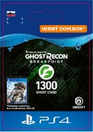 Ghost Recon Breakpoint: 1300 Ghost Coins – PS4 SK Digital - Herný doplnok