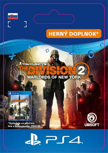 Tom Clancy's The Division 2: Warlords of New York Expansion - PS4 SK Digital - Herní doplněk - Main image