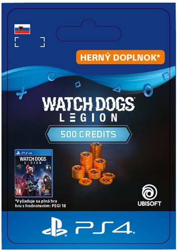 Watch Dogs Legion 500 WD Credits - PS4 SK Digital Main image Watch Dogs Legion 500 WD Credits - PS4 SK Digital - Herní doplněk - Main image