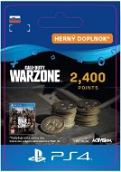 Call of Duty: Warzone - 2,400 Warzone Points - PS4 SK Digital - Herní doplněk