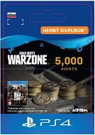 Call of Duty: Warzone - 5,000 Warzone Points - PS4 SK Digital - Herní doplněk