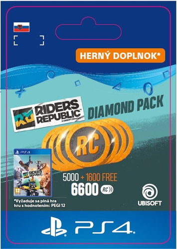 Riders Republic - 6600 Republic Coins Diamond Pack - PS4 SK DIGITAL - Herní doplněk - Main image