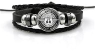 Leather bracelet "route 66 bracelet" Predator Q1 - 14005-2 - Bracelet