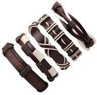 Leather bracelet - set of 5 - H2355 - Bracelet
