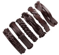 Leather bracelet - set of 6 - H2354 - Bracelet