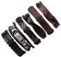 Leather bracelet - set of 6 - H2358 - Bracelet