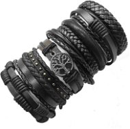 Bracelet Leather bracelet - set of 10 - Q333 - Náramek