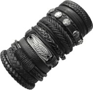 Leather bracelet - set of 10 - Q333-2 - Bracelet