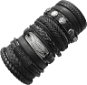 Leather bracelet - set of 10 - Q333-2 - Bracelet