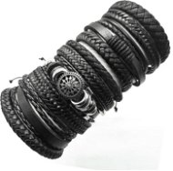 Leather bracelet - set of 10 - Q333-3 - Bracelet