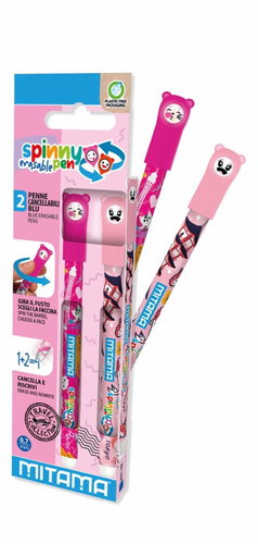MITAMA Spinny Pen, radírozható, Tokyo/Párizs, 2 db - Rollertoll - Fő fotó