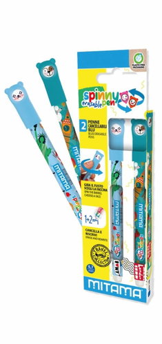 MITAMA Spinny Pen, erasable, London/New York - set of 2 - Roller - Main image