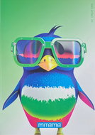 MITAMA Penguin, A4, square, 40+2 sheets - Exercise Book