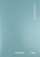 MITAMA A4 lined with edge, 40+2 sheets, metallic light green - Exercise Book