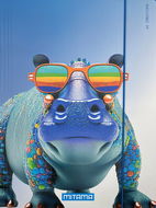 MITAMA Hippo A4 mit Gummiband und Klappen - Sammelbox