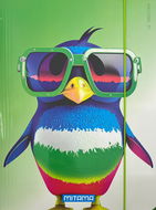 MITAMA Penguin A4 mit Gummiband und Klappen - Sammelbox