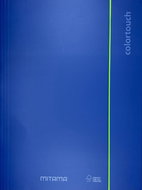 MITAMA A4 with elastic band and flaps, metallic blue - Document Folder