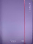 MITAMA A4 with elastic band and flaps, metallic purple - Document Folder