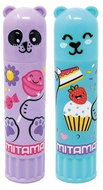 MITAMA glue stick 2 x 15 g, purple/turquoise - Glue stick