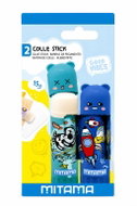MITAMA lepicí tyčinka 2 × 15 g, zelená/modrá - Glue stick