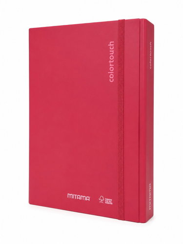 MITAMA A4 s gumičkou a chlopněmi, 5 cm, tmavě růžové - Document Folder - Main image