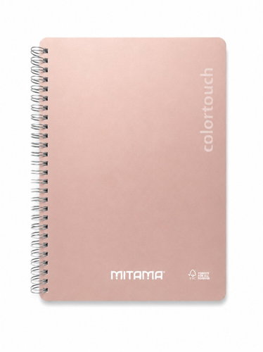 MITAMA i-Note 18.5 × 24 cm, čtverečkovaný, 90 listů, lososový - Notepad - Main image